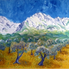 Paysage de provence 70X50