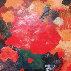 Le coquelicot 50X65 cm Acrylique