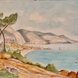 Menton au XIX siècle d\'après N. Nozeran