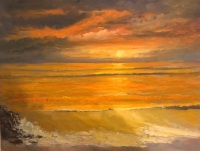 Lever de soleil 50X60